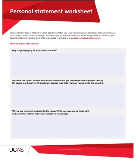 Personal Statement Template Free Word Templates